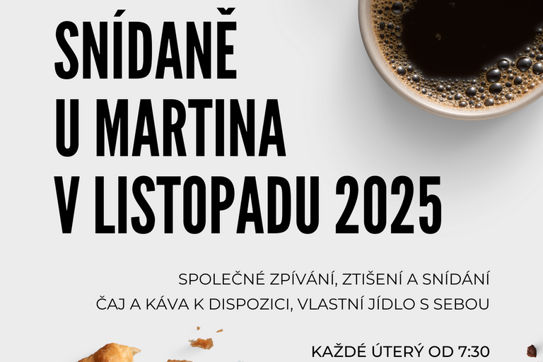 Snídaně v listopadu 2025
