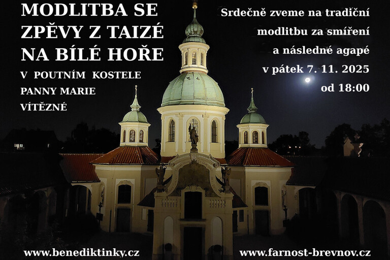 Modlitba Taizé na Bílé Hoře