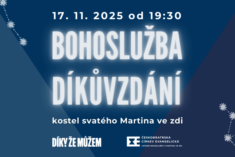 Bohoslužba díkůvzdání 17. listopadu