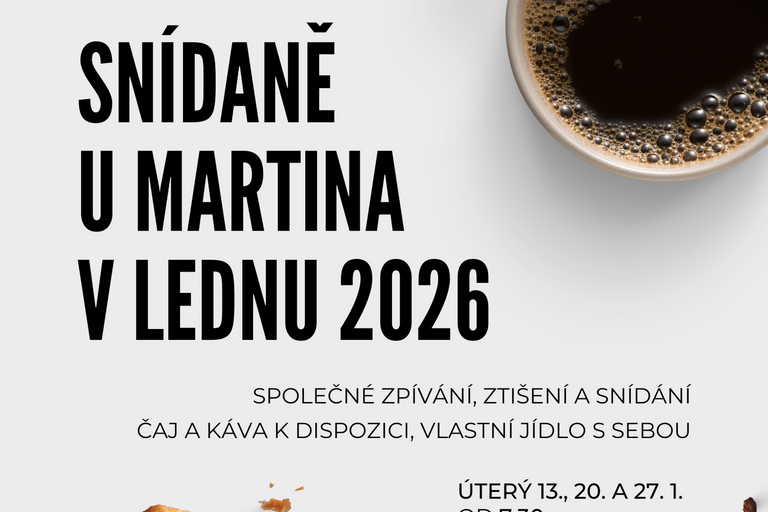 Ranní pobožnosti se snídaní opět od úterý 13. ledna