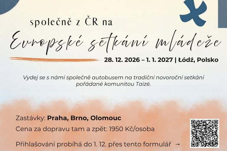 Společně na silvestrovské setkání Taizé do Lodže